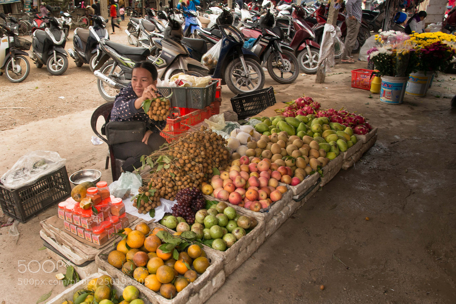 Nikon D800 sample photo. Marché vietnamien photography