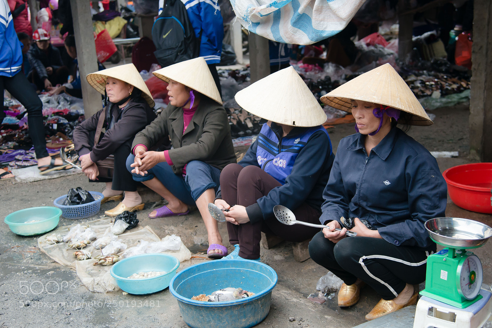 Nikon D800 sample photo. Marché vietnamien photography