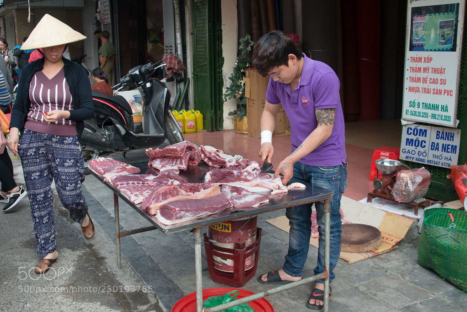 Nikon D800 sample photo. Marché vietnamien photography