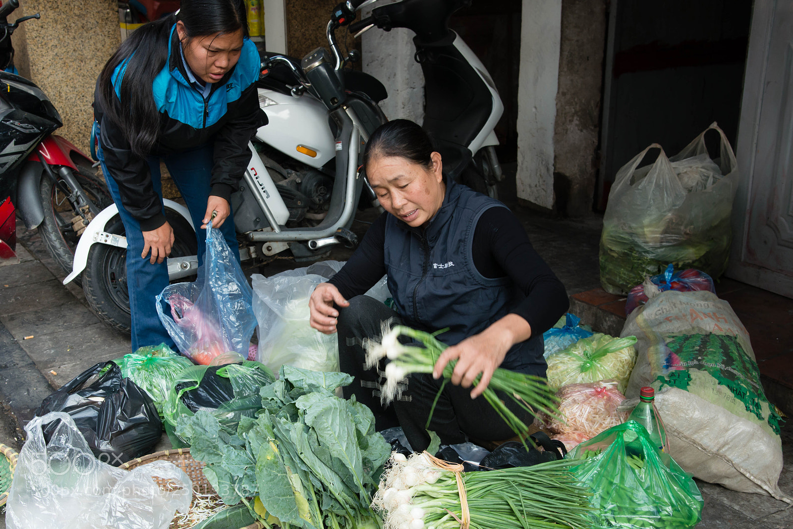 Nikon D800 sample photo. Marché vietnamien photography