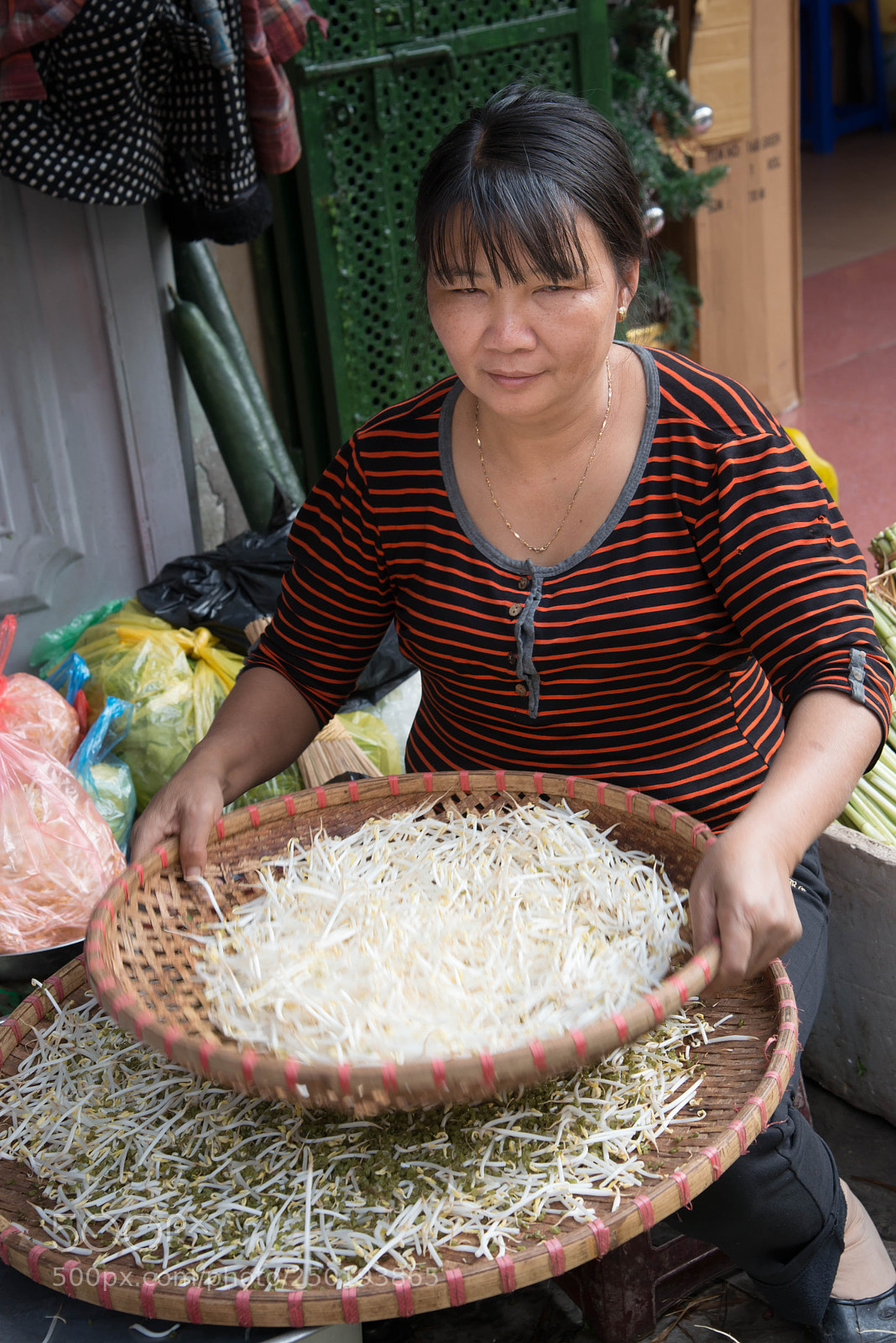 Nikon D800 sample photo. Marché vietnamien photography
