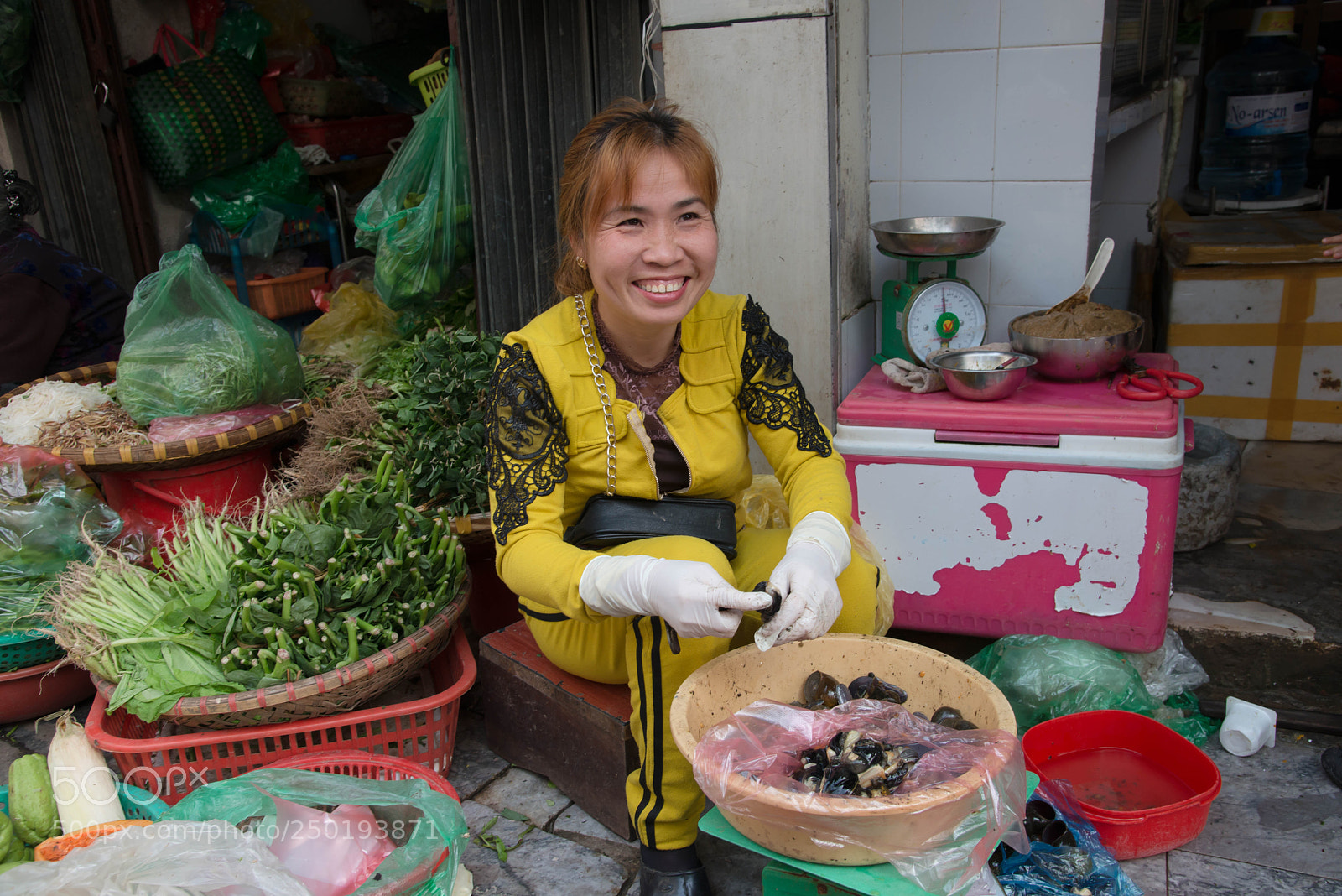 Nikon D800 sample photo. Marché vietnamien photography