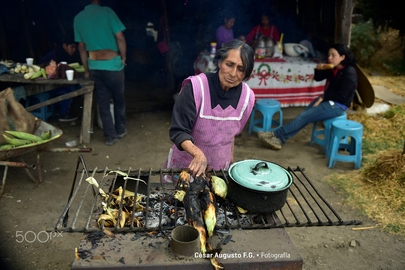 Nikon AF-S Nikkor 24-70mm F2.8G ED sample photo. Elote asado photography