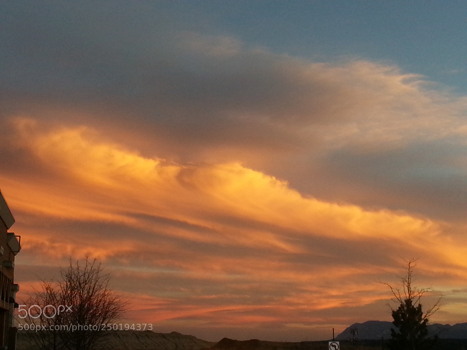 Samsung Galaxy S3 sample photo. Colorado sunset photography