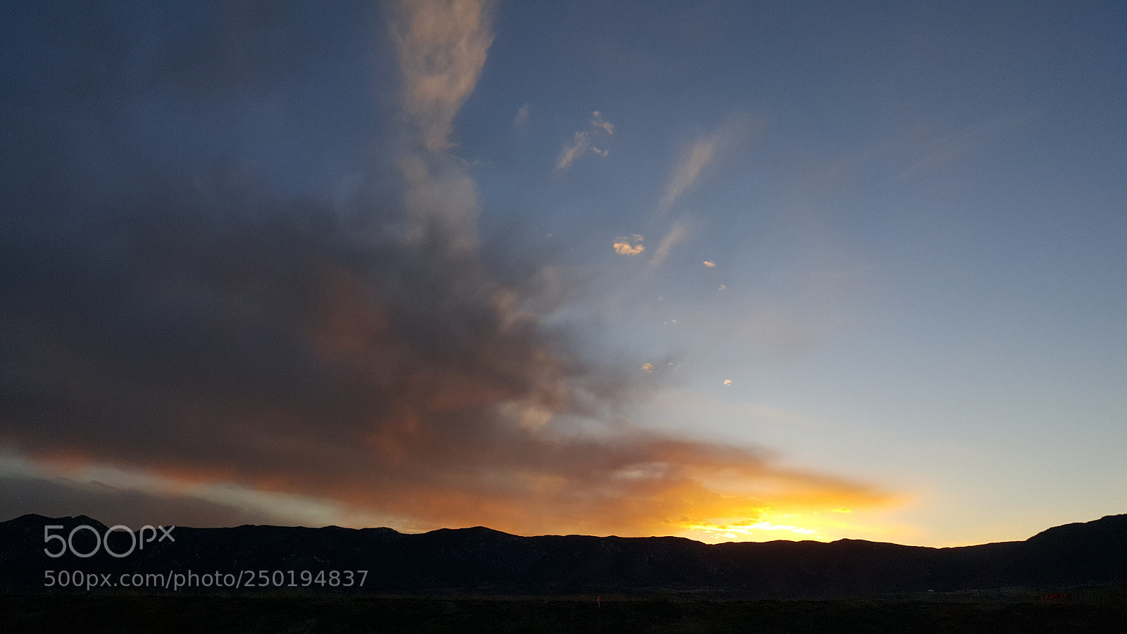 Samsung Galaxy Note5 sample photo. Colorado sunset photography