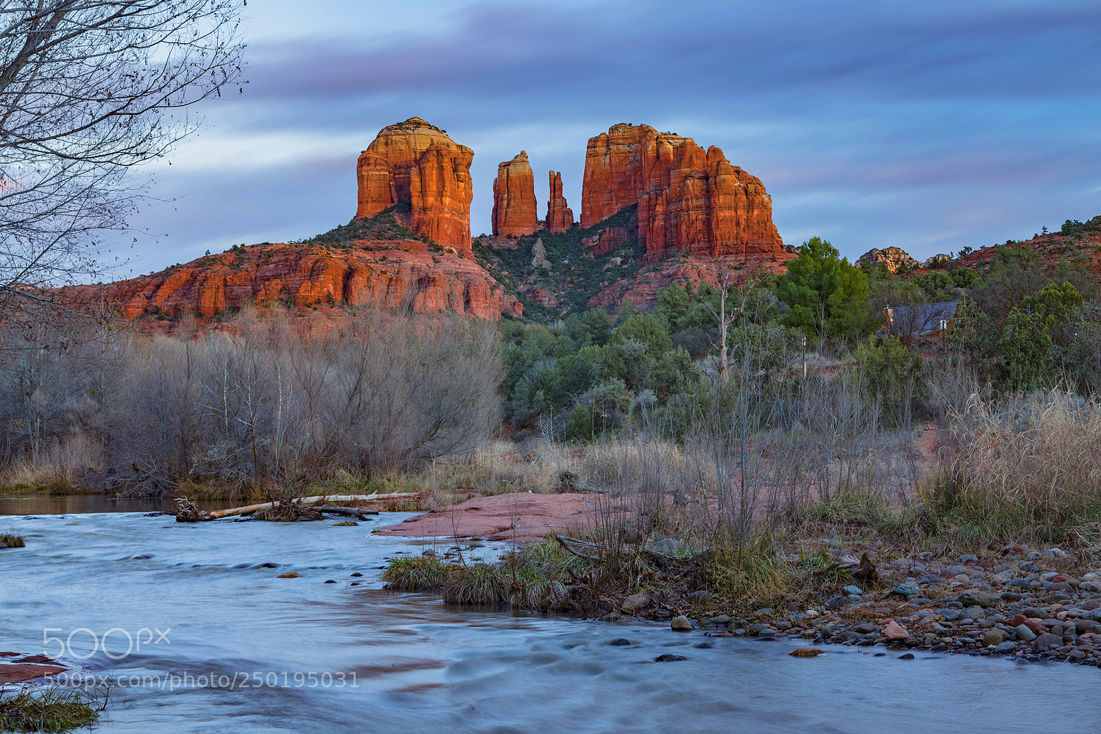 Canon EOS 5D Mark II sample photo. Cathedral rock at sunset photography