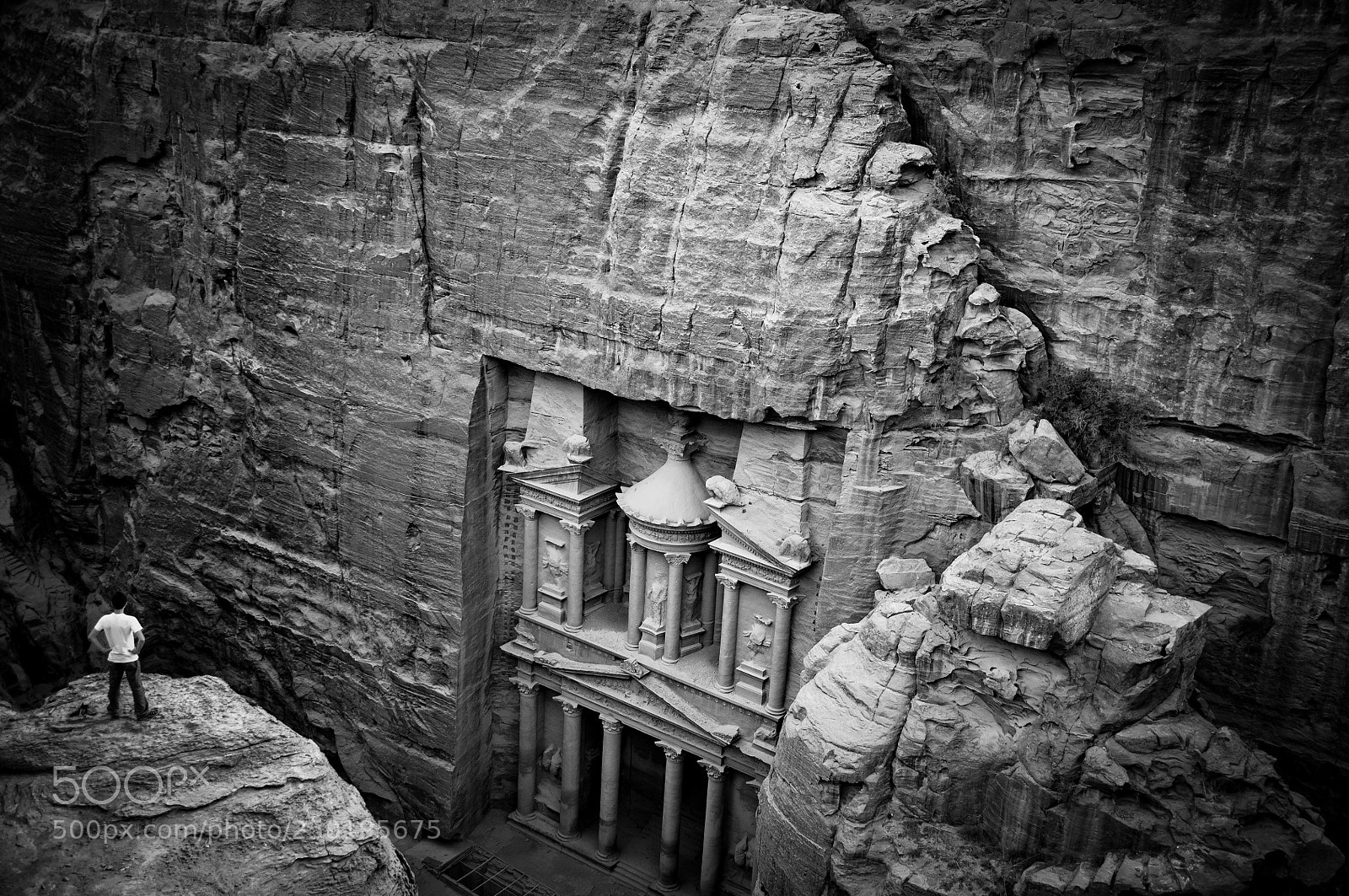 Nikon D300 sample photo. Petra treasury photography