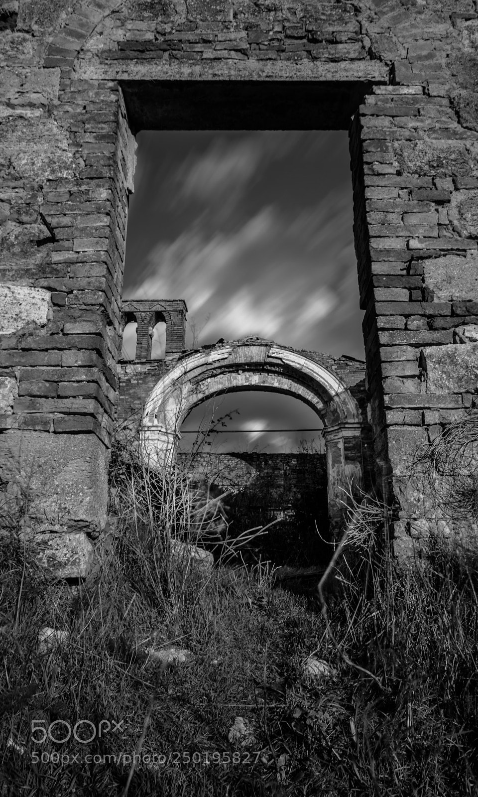 Nikon D3400 sample photo. Crete senesi ruined church photography