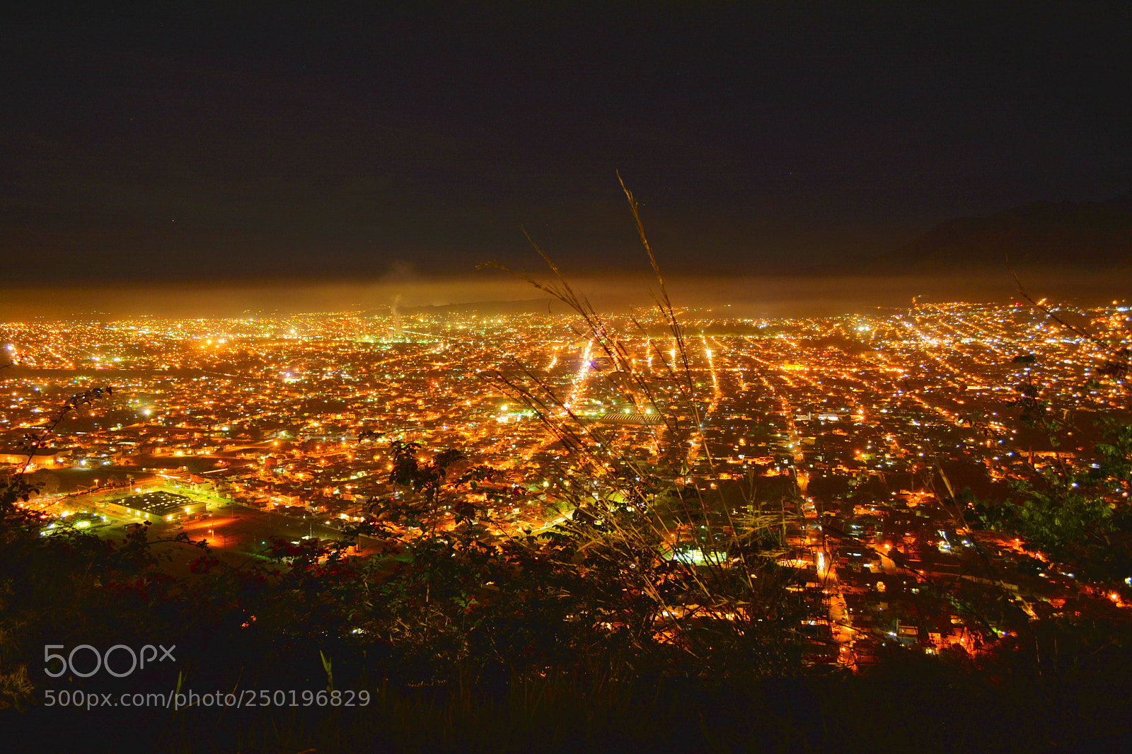 Nikon D5200 sample photo. Tepic de noche panoramica photography