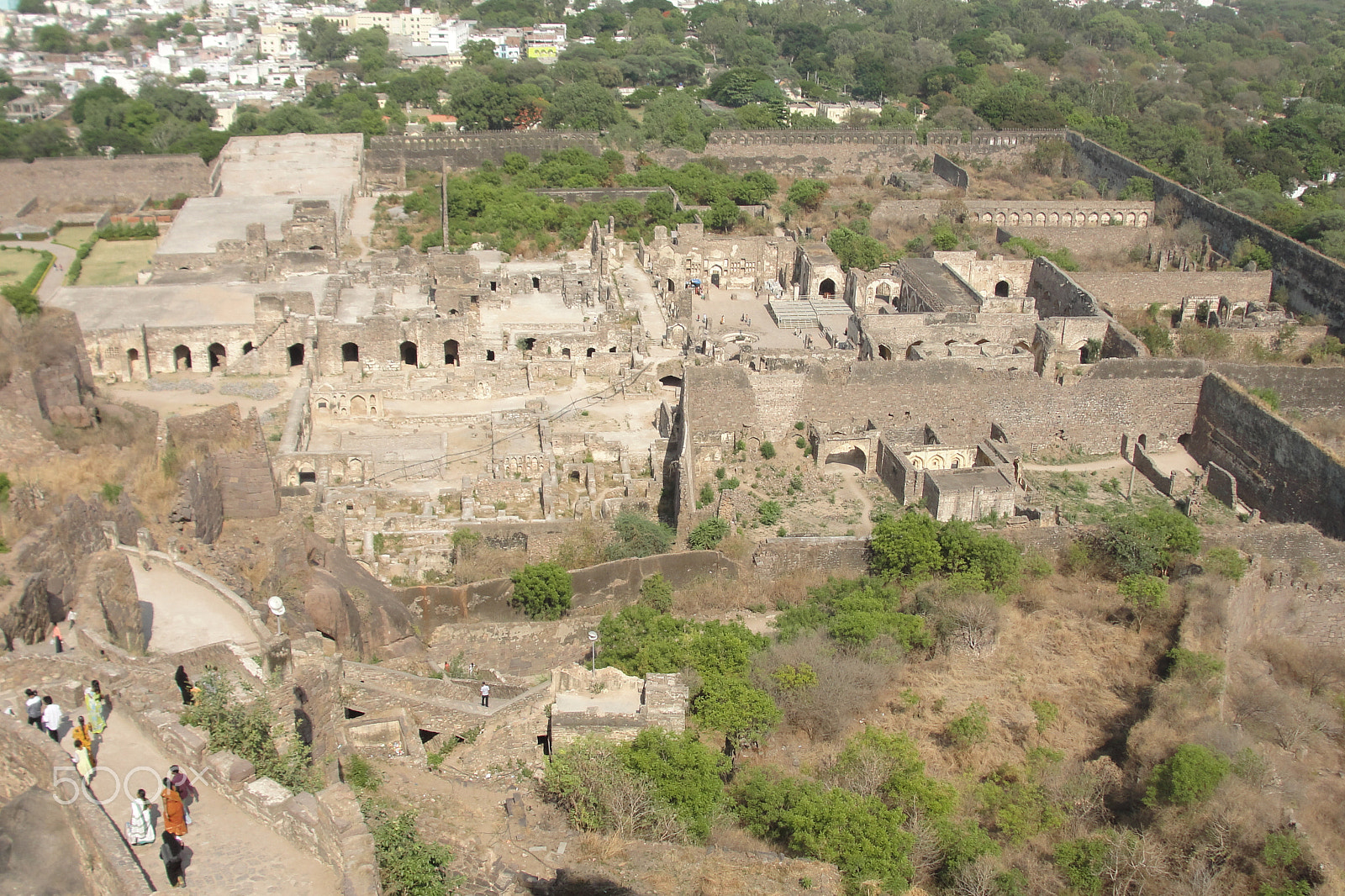 Sony Cyber-shot DSC-H20 sample photo. Golconda fort photography