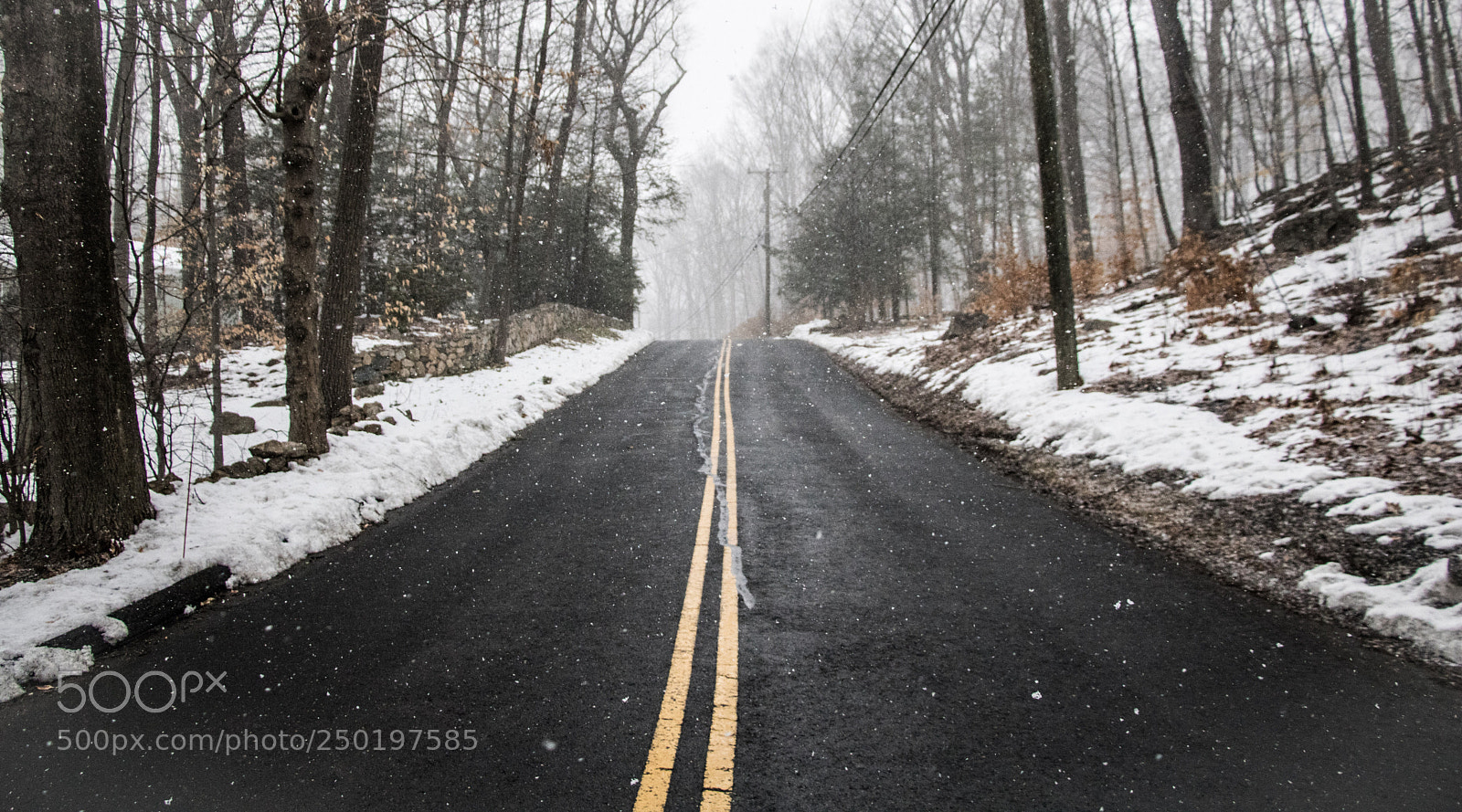 Canon EOS 750D (EOS Rebel T6i / EOS Kiss X8i) sample photo. Snowy road photography