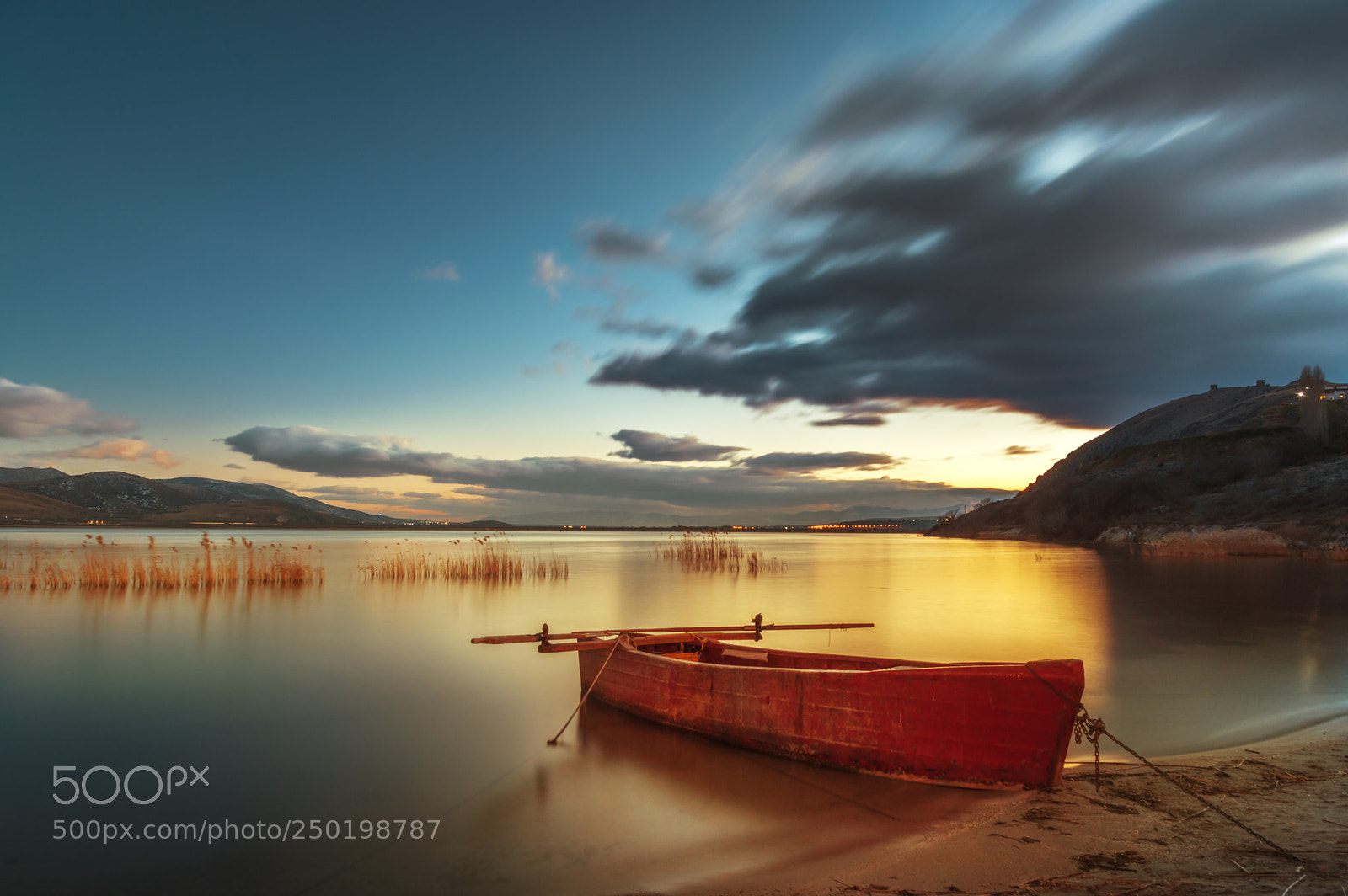 Nikon D3200 sample photo. Red boat photography