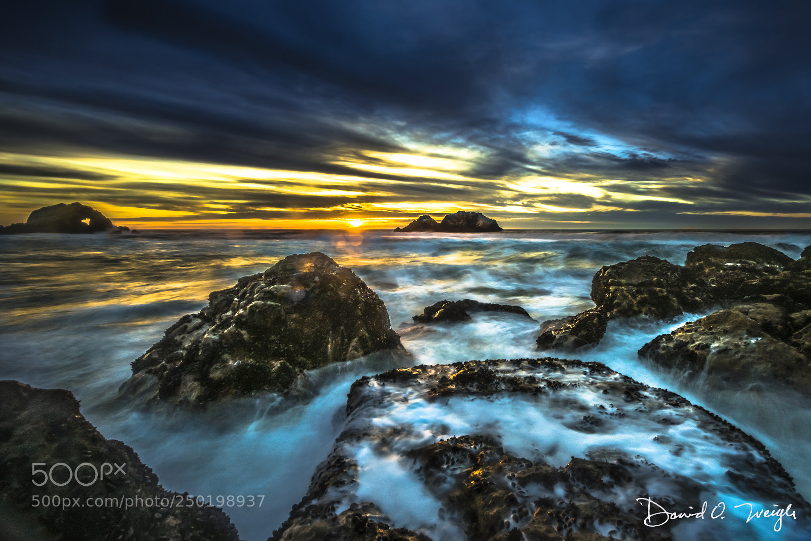 Nikon D810 sample photo. Point lobos rocky sunset #24 photography