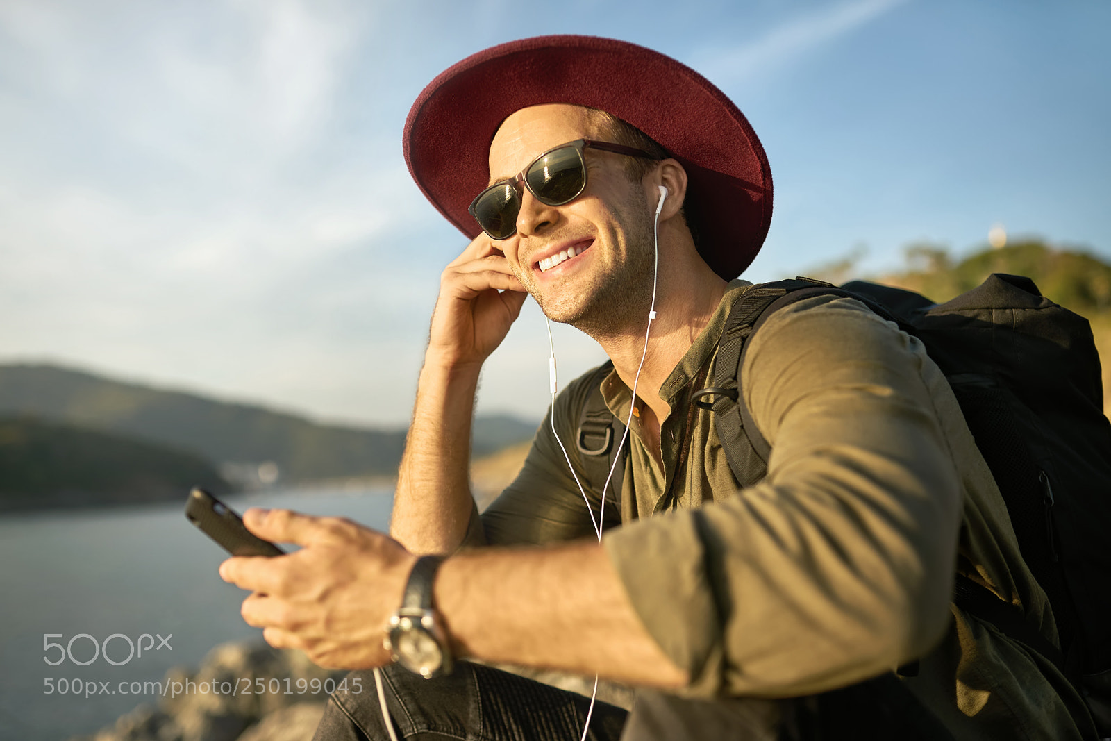 Sony a7R II sample photo. Traveler relaxing outdoors photography
