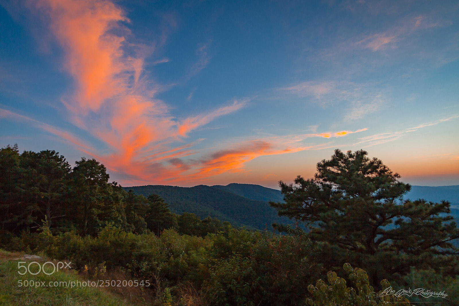 Canon EOS 7D sample photo. Shenandoah sunset photography