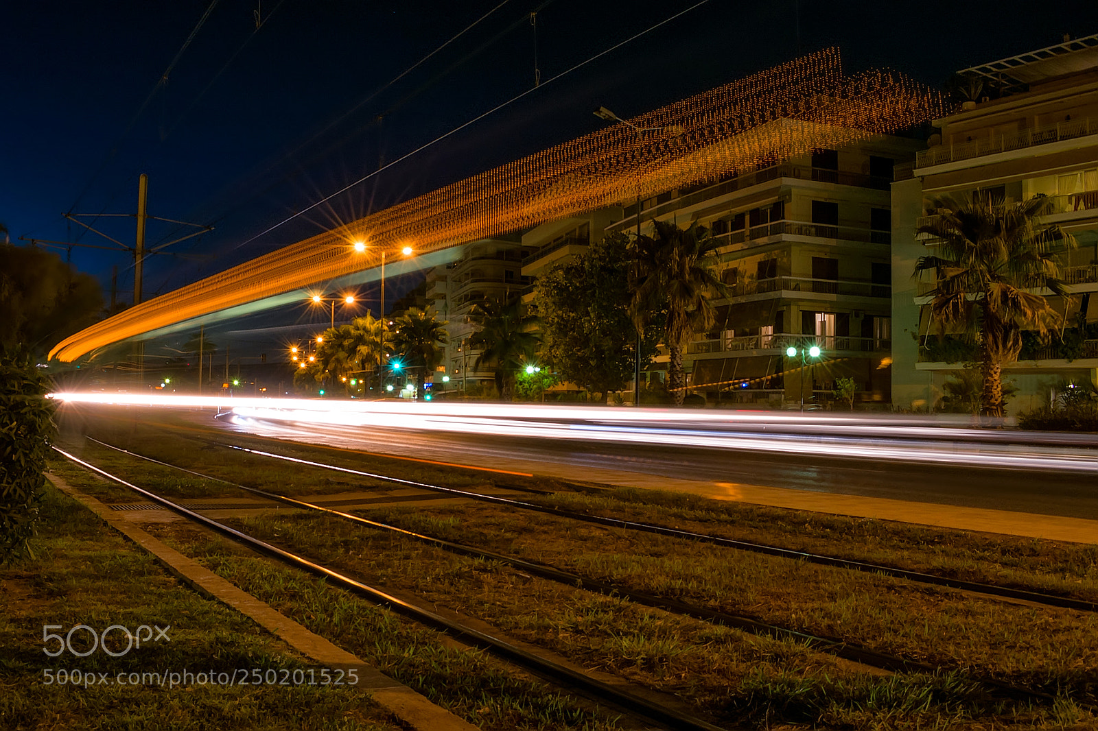 Nikon D3300 sample photo. Road lights photography