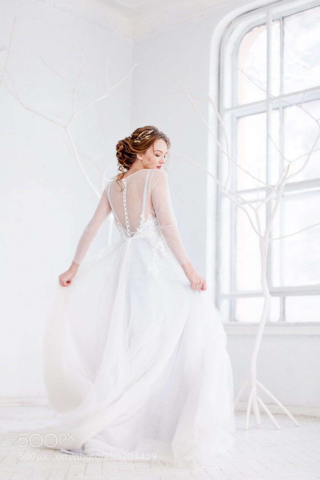 Canon EOS 5D Mark II sample photo. Wedding dress photography