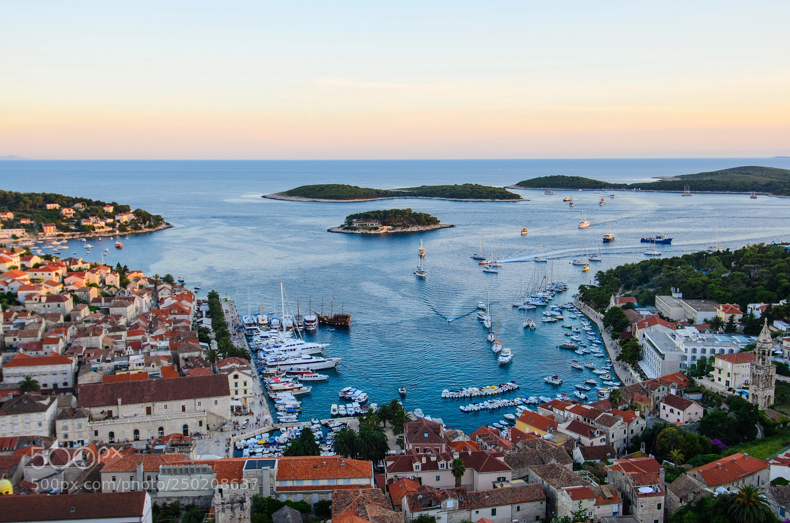 Nikon D7000 sample photo. Hvar bay photography