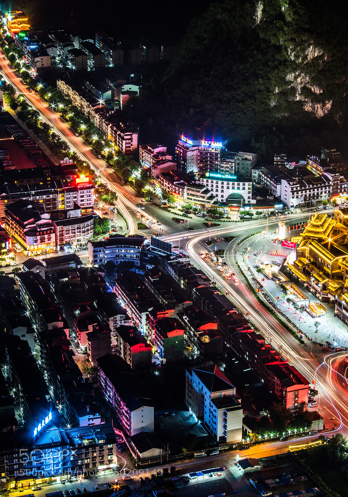 Pentax K-S2 sample photo. Aerial urban long exposure photography