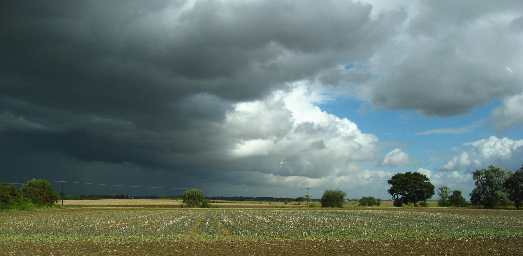 Canon POWERSHOT A550 sample photo. Dramatic storm clouds over canewdon, essex photography