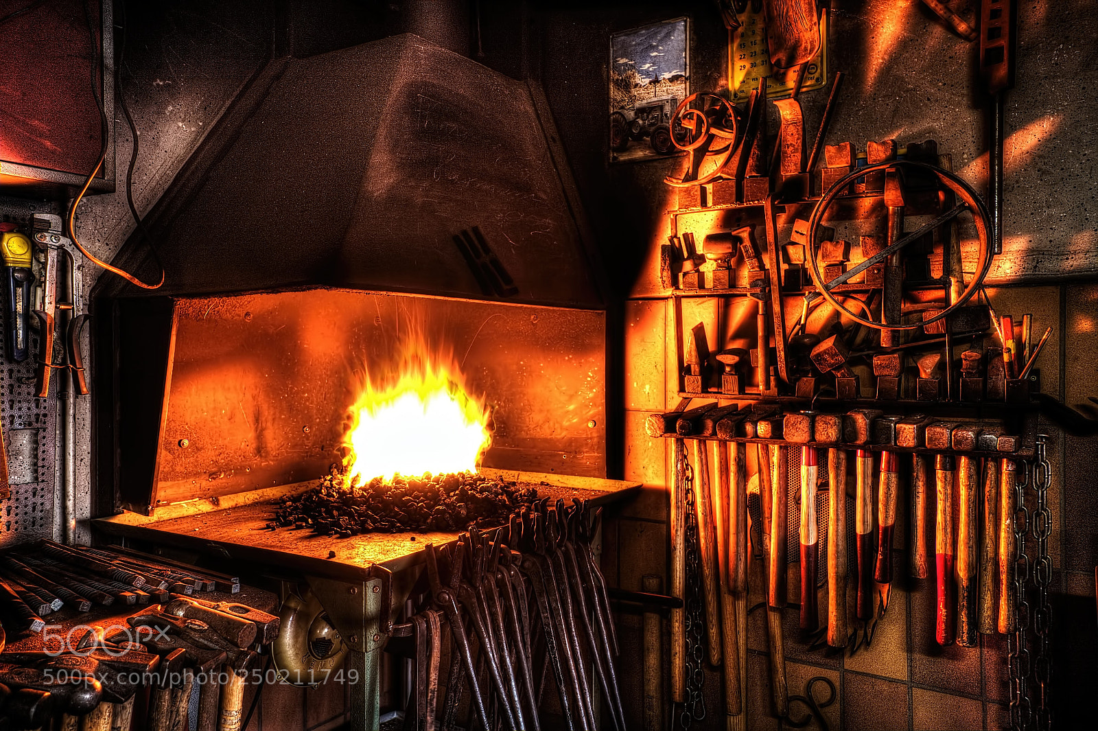 Canon EOS 5D sample photo. The forge photography