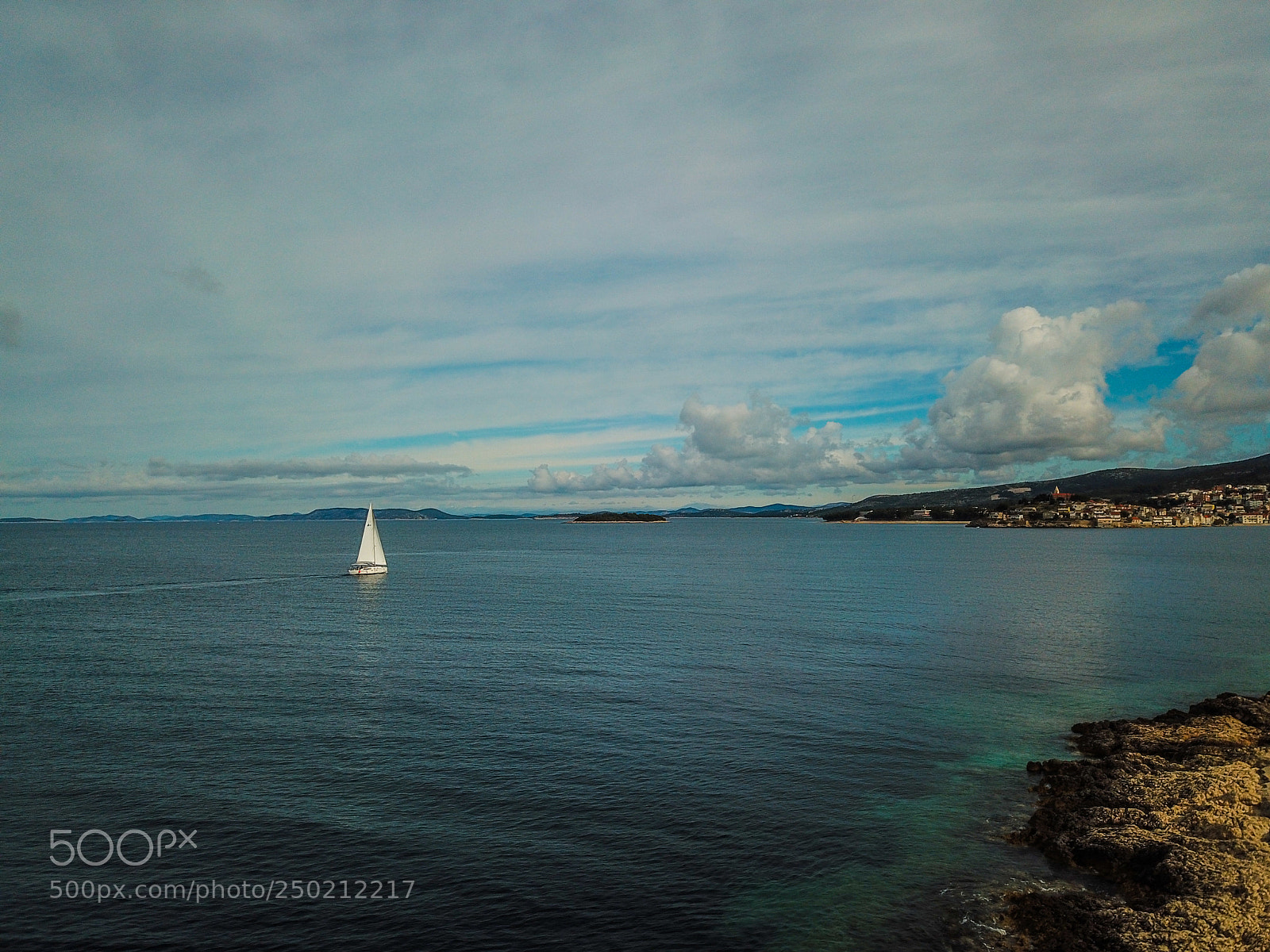 DJI FC220 sample photo. Dalmacija...primo ten spring time photography