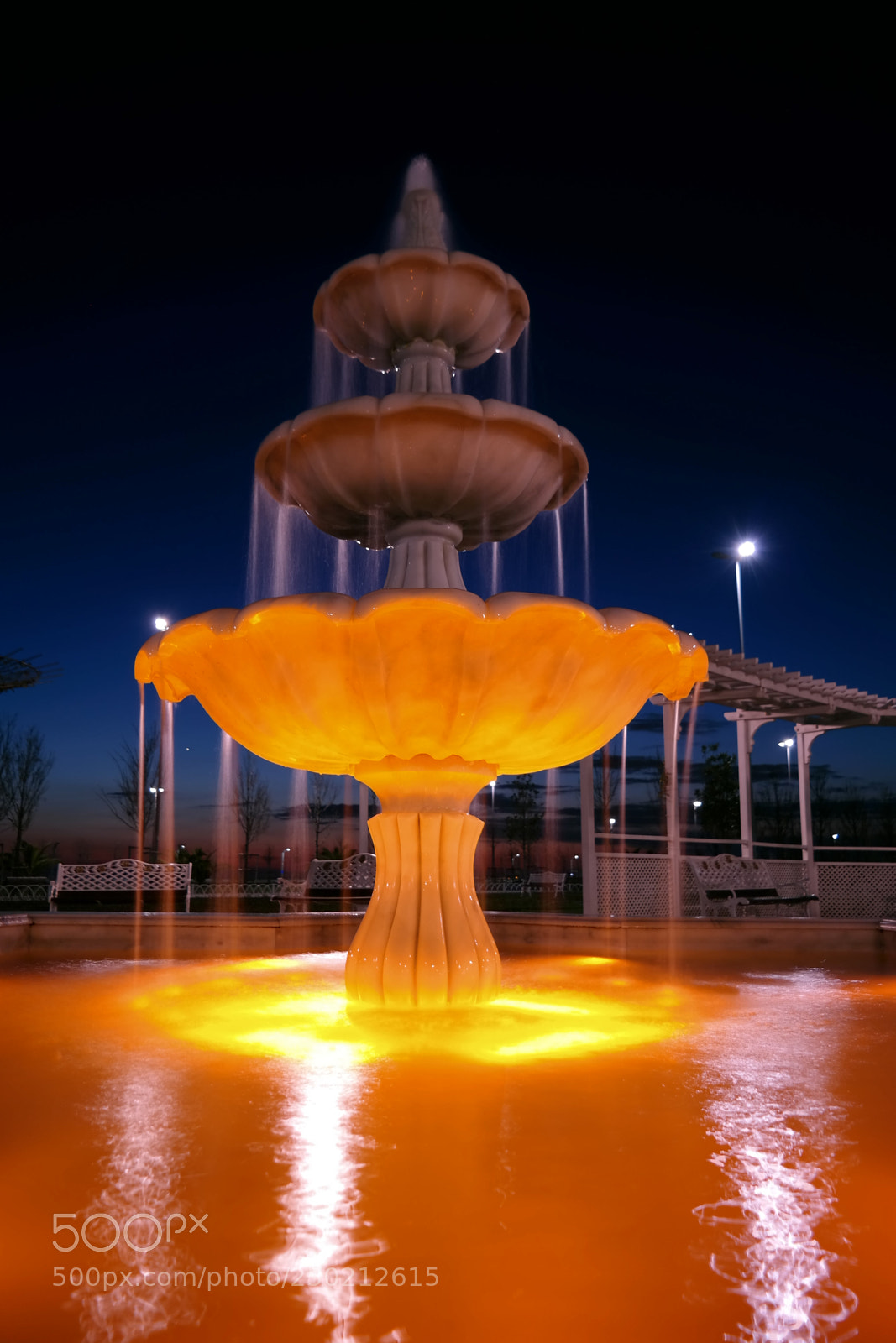 Samsung NX300 sample photo. Thé fountain photography