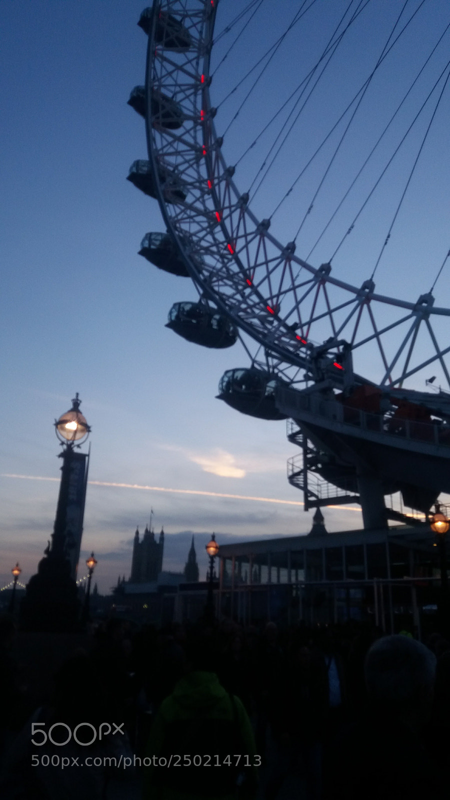Samsung Galaxy J5 sample photo. London eye - sunset photography