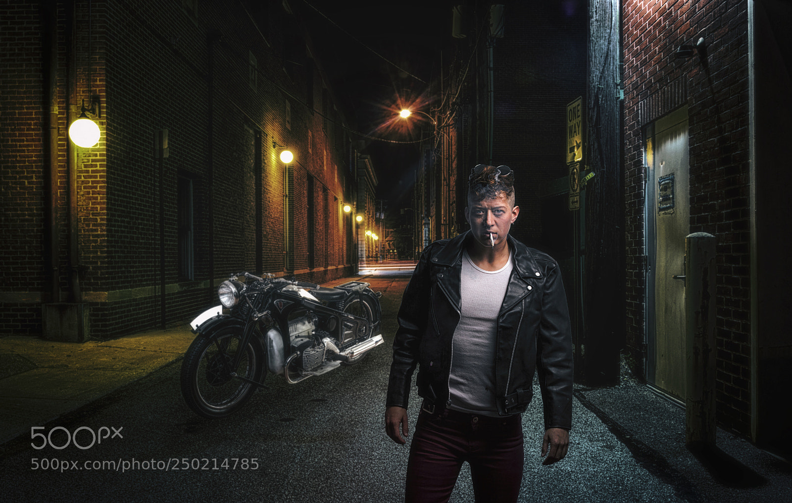 Nikon D5200 sample photo. Alley way photography
