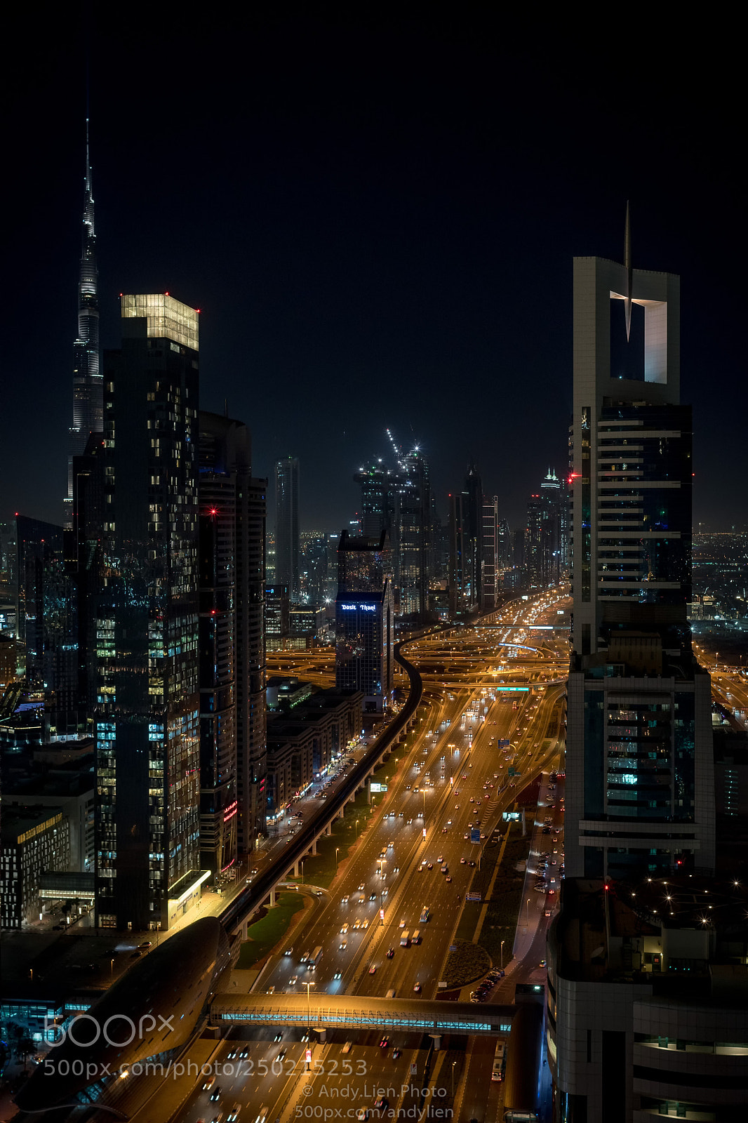 Sony a6500 sample photo. Sheikh zayed road, dubai photography