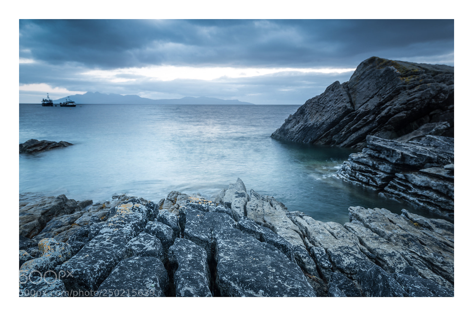 Nikon D800 sample photo. Elgol fishing boats photography