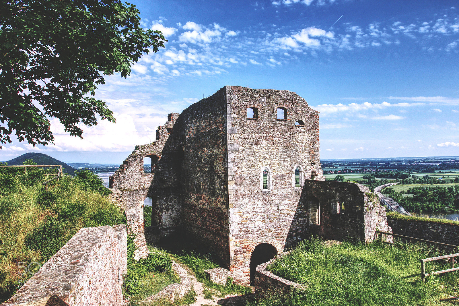Sony a7 II sample photo. Castle ruin upon the photography