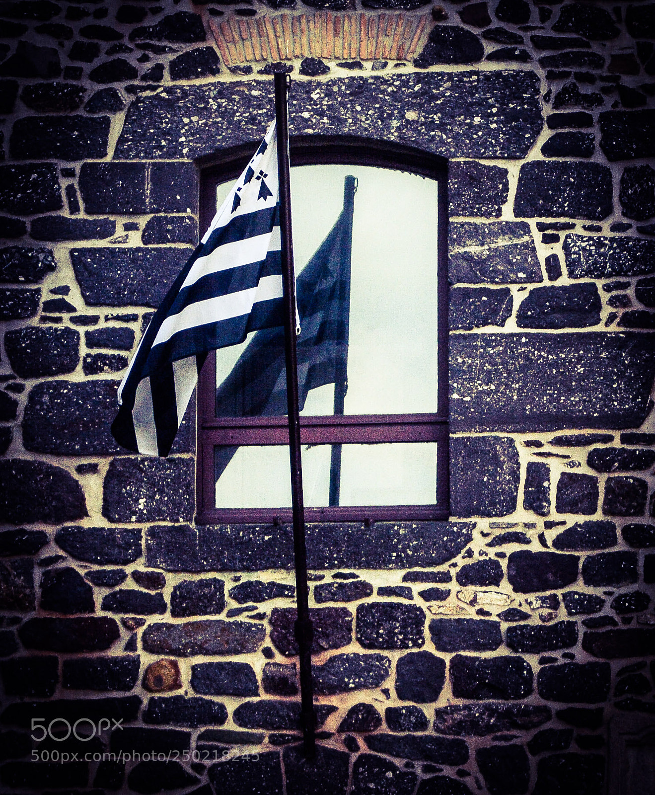 Nikon D3200 sample photo. Breton flag photography