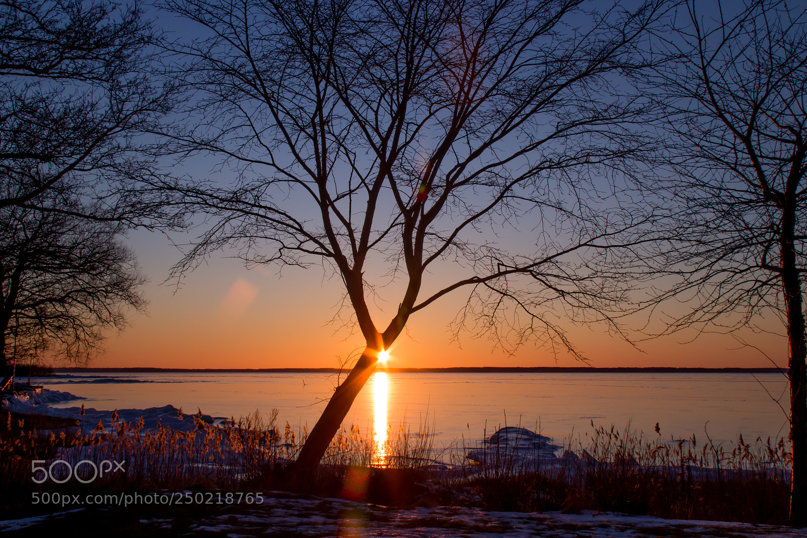 Canon EOS 700D (EOS Rebel T5i / EOS Kiss X7i) sample photo. Sunrise in ice photography