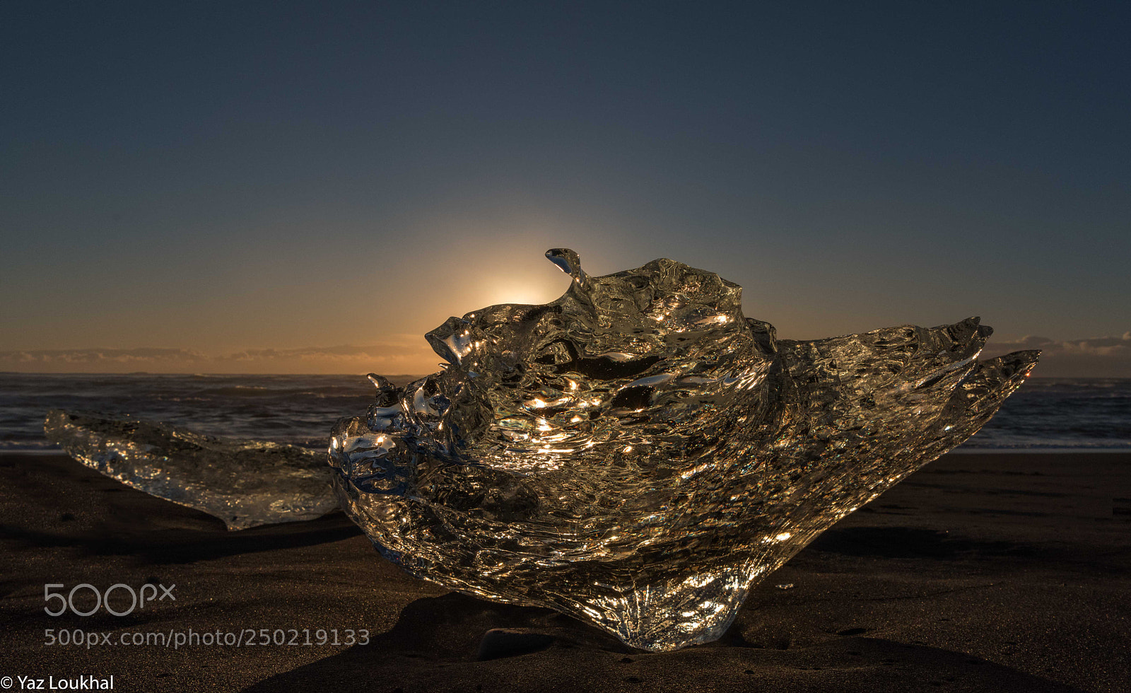 Nikon D810 sample photo. Icebeach at sunrise photography