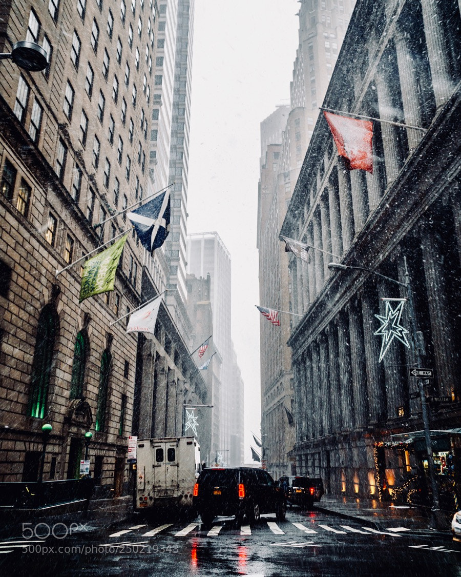 Sony a6300 sample photo. Wall street photography