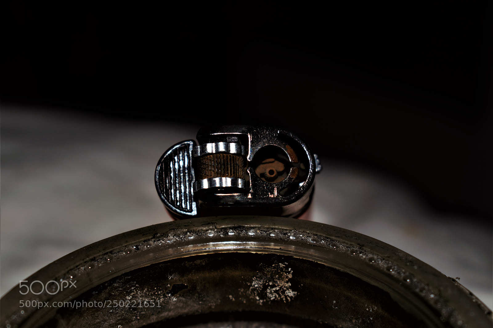 Nikon D3300 sample photo. Lighter and ashtray photography
