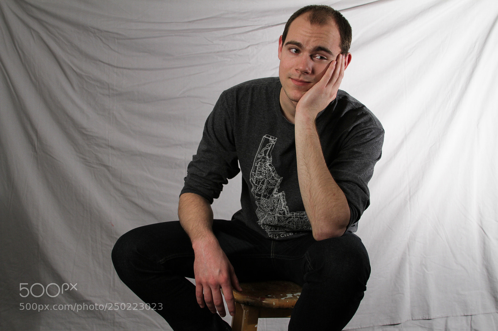 Canon EOS 7D sample photo. Studio portrait photography