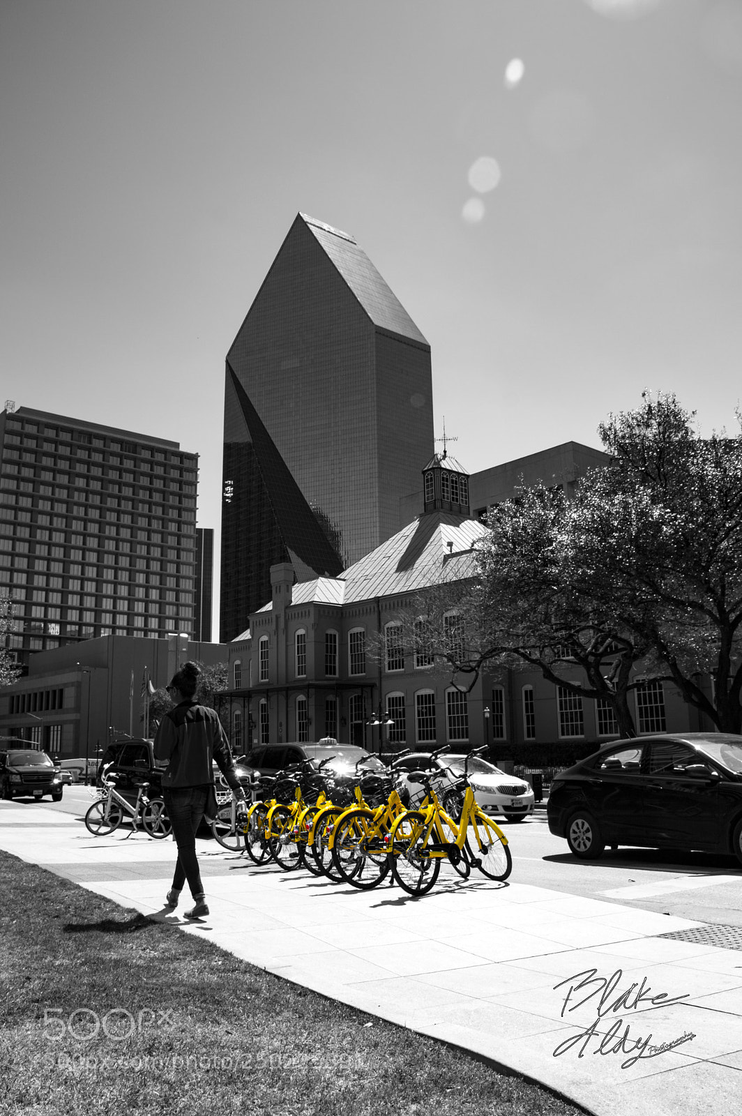 Nikon D3200 sample photo. Bikes in the city photography
