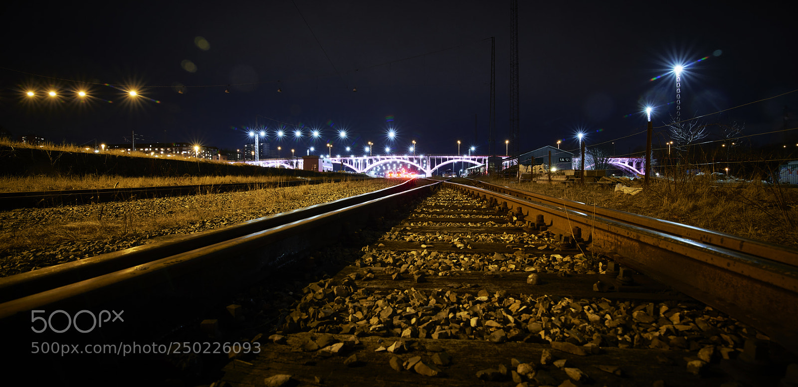 Nikon D800 sample photo. Crossing rails photography
