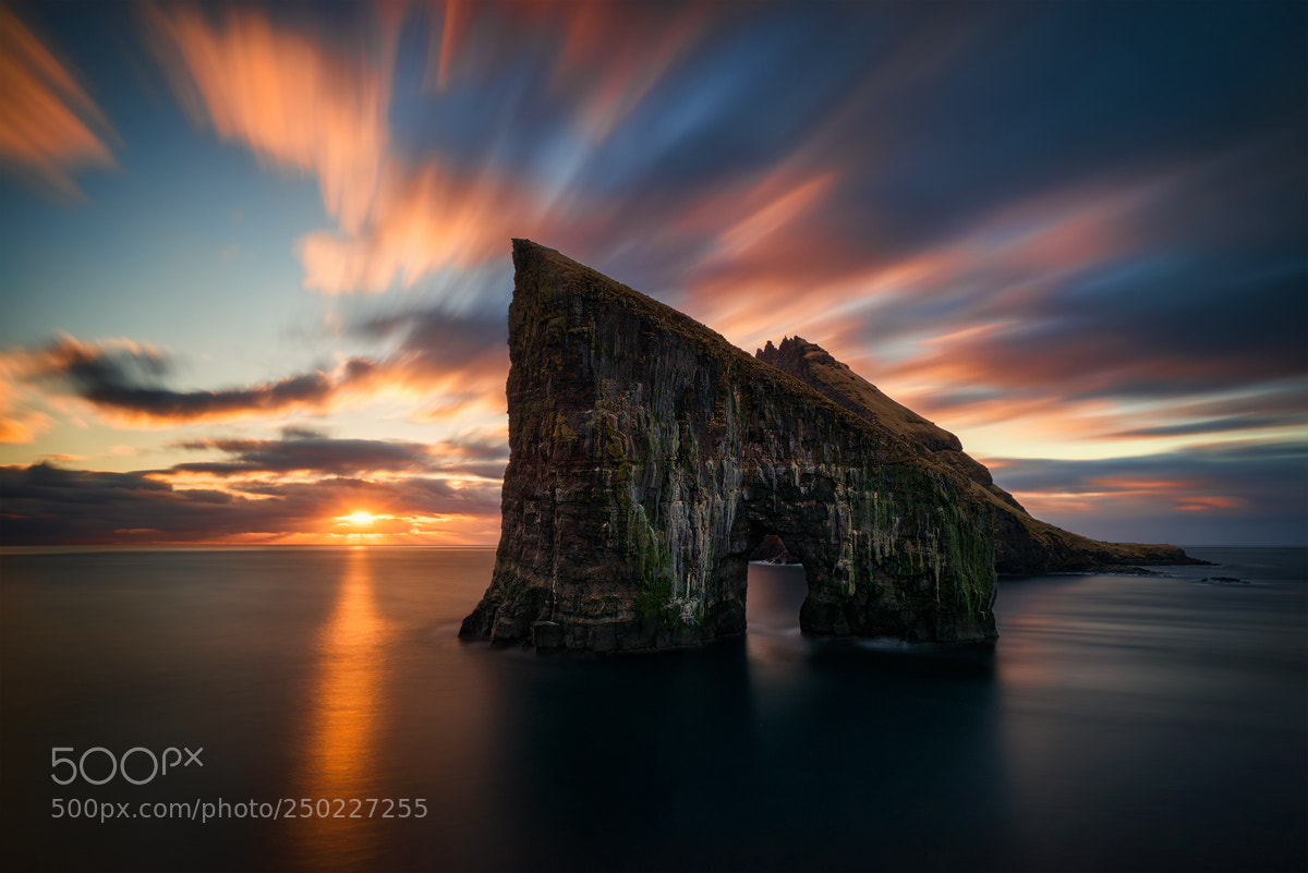 Sony a7R sample photo. Drangarnir arch photography