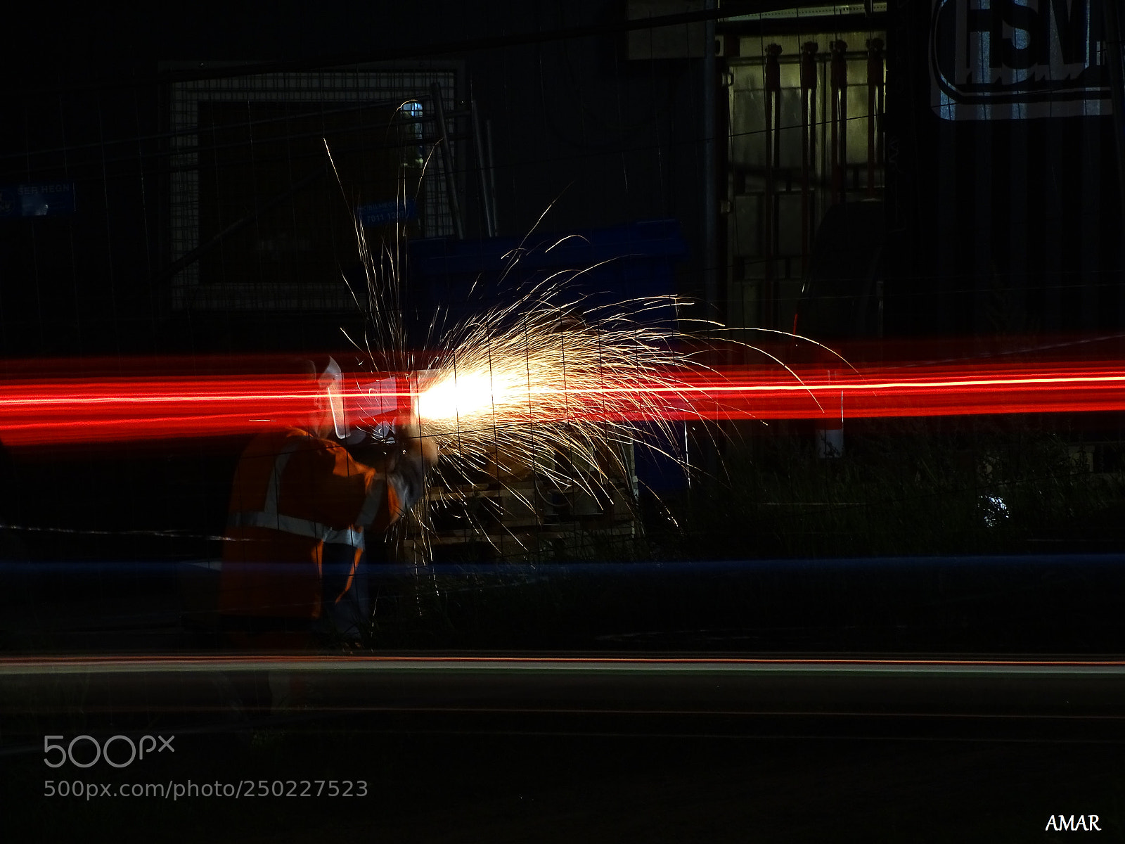 Sony Cyber-shot DSC-HX400V sample photo. Working at night photography