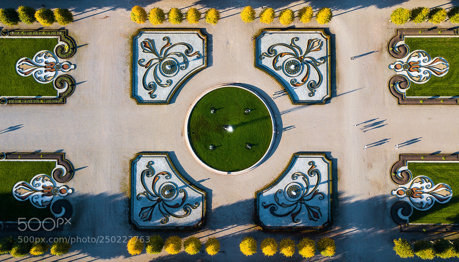 DJI FC220 sample photo. Palace gardens photography