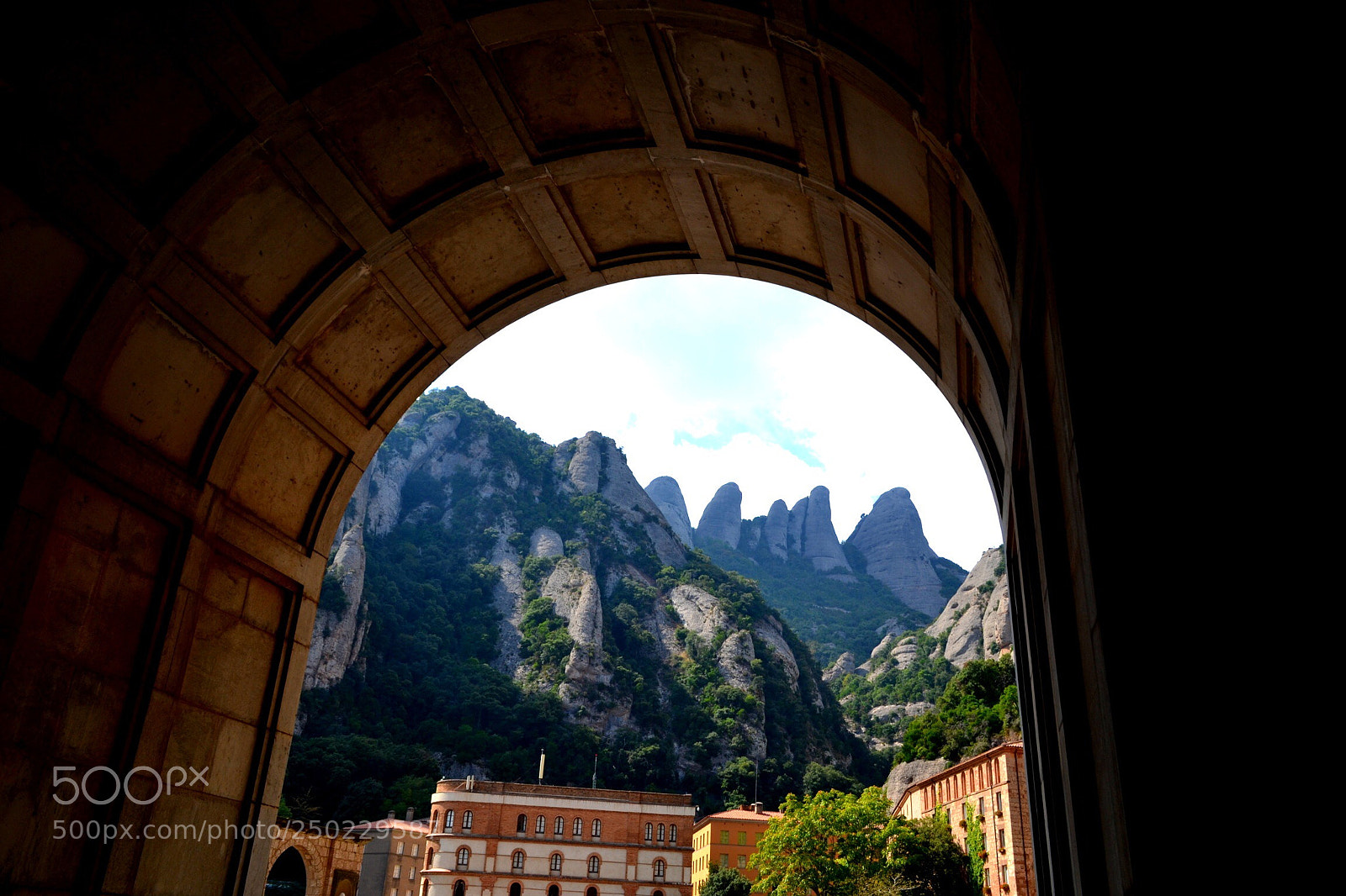 Nikon D3100 sample photo. Montserrat monastery  photography