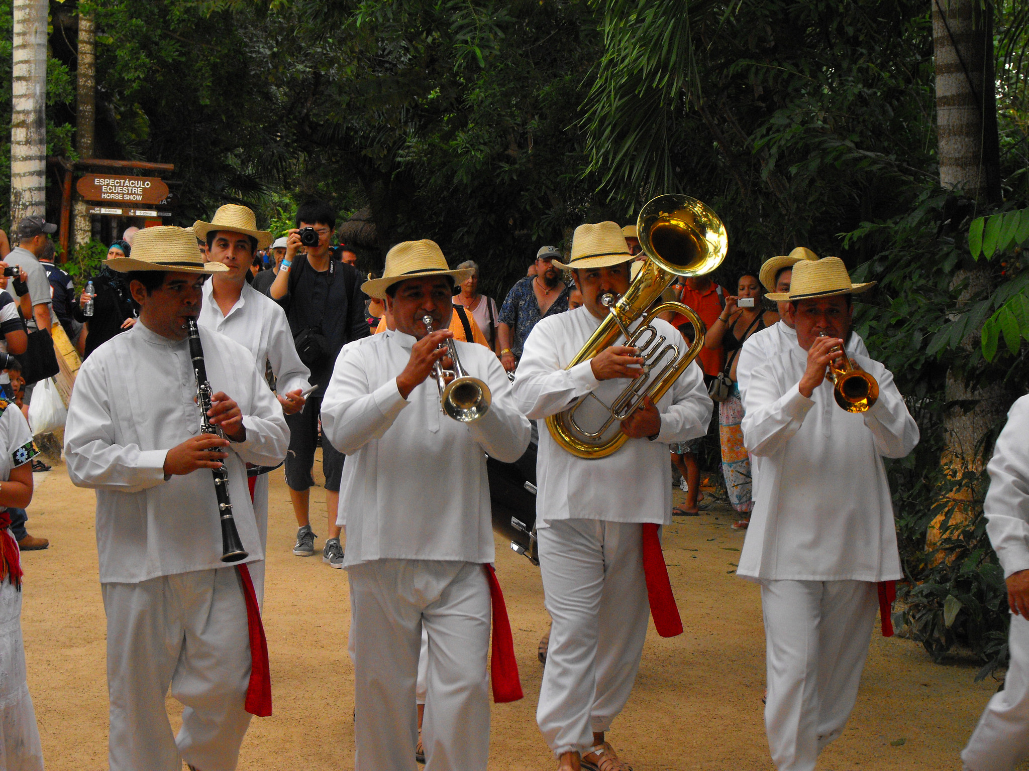 Fujifilm FinePix S1000fd sample photo. Mexican marching band ixcaret photography