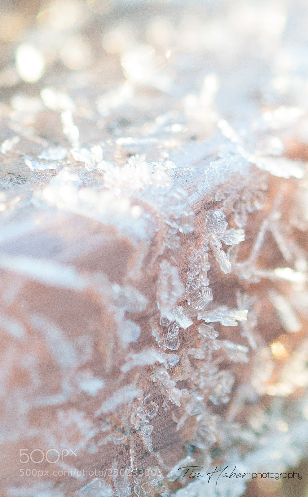 Nikon D90 sample photo. Flow of ice crystals photography