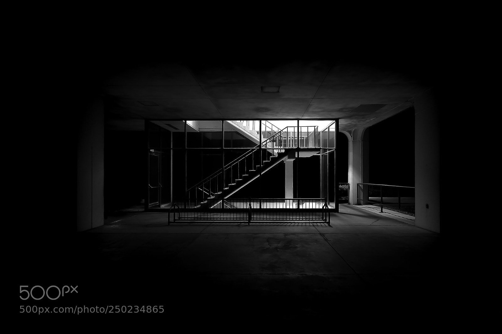 Canon EOS 60D sample photo. Stairwell aquarium photography