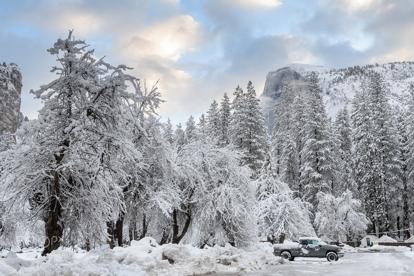 Nikon D850 sample photo. Halfdome village, yosemite national photography
