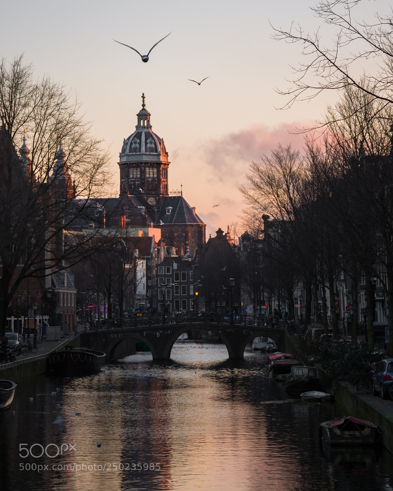 Nikon D7100 sample photo. Amsterdam sunrise photography