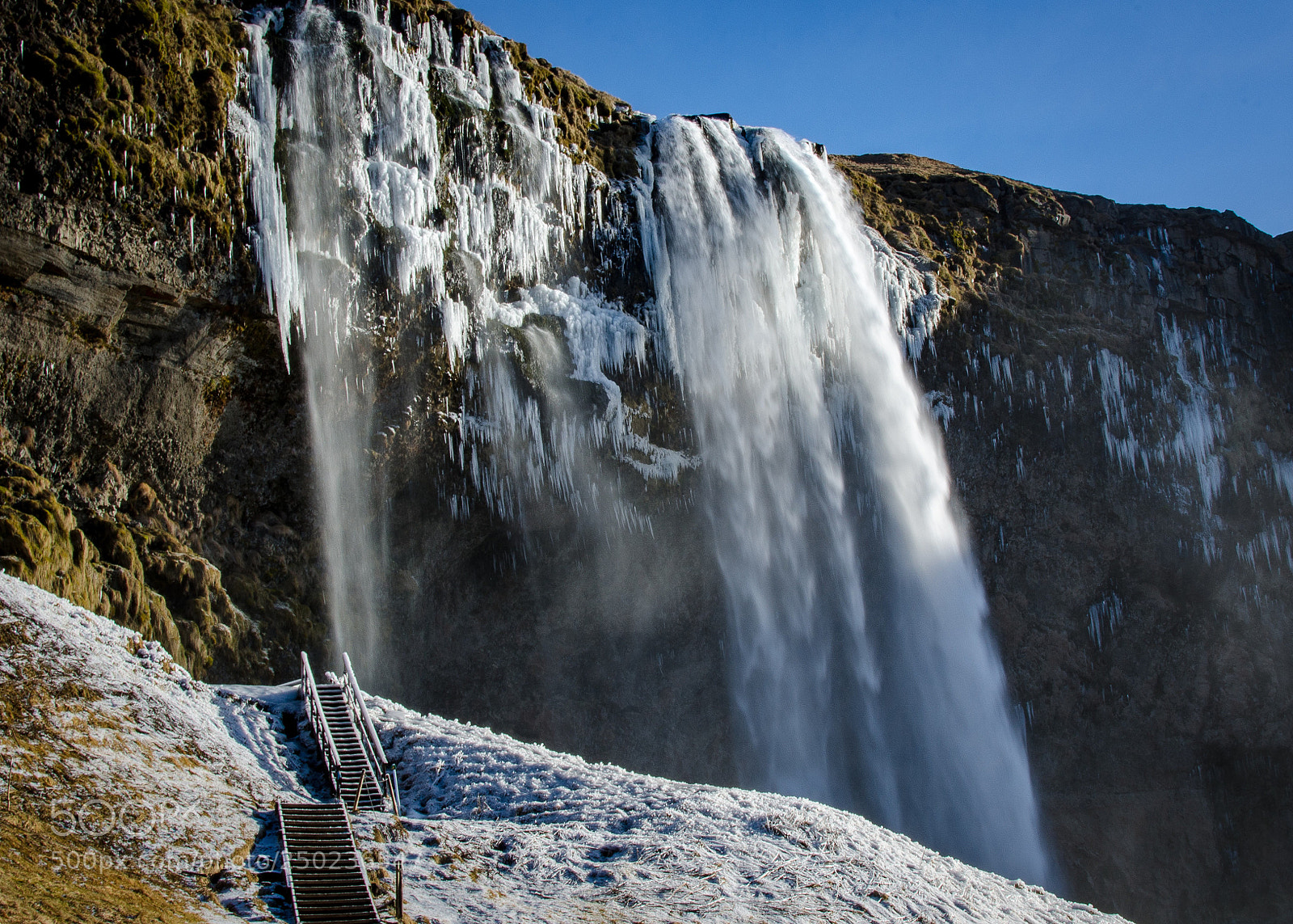 Nikon D7000 sample photo. Stairs to the falls photography
